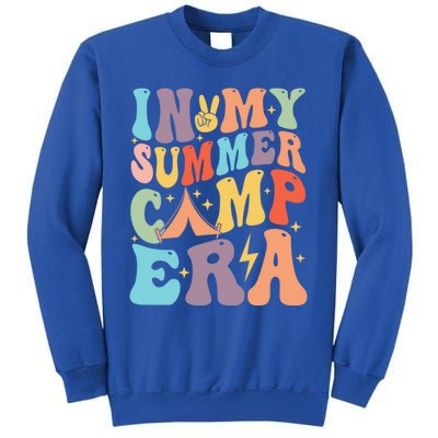 In My Summer Camp Era Retro Groovy Summer Break Gift Tall Sweatshirt