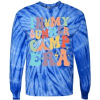 In My Summer Camp Era Retro Groovy Summer Break Gift Tie-Dye Long Sleeve Shirt