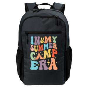 In My Summer Camp Era Retro Groovy Summer Break Gift Daily Commute Backpack