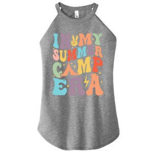 In My Summer Camp Era Retro Groovy Summer Break Gift Women's Perfect Tri Rocker Tank