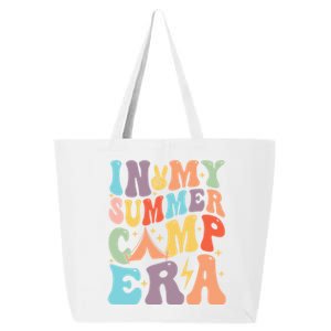 In My Summer Camp Era Retro Groovy Summer Break Gift 25L Jumbo Tote