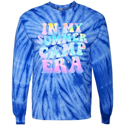 In My Summer Camp Era Tie Dye Summer Vacation Camping Lovers Gift Tie-Dye Long Sleeve Shirt