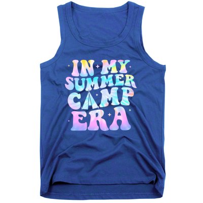 In My Summer Camp Era Tie Dye Summer Vacation Camping Lovers Gift Tank Top