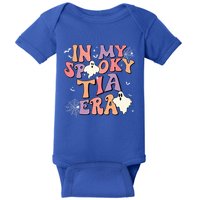 In My Spooky Tia Era Halloween Groovy Witchy Spooky Auntie Meaningful Gift Baby Bodysuit