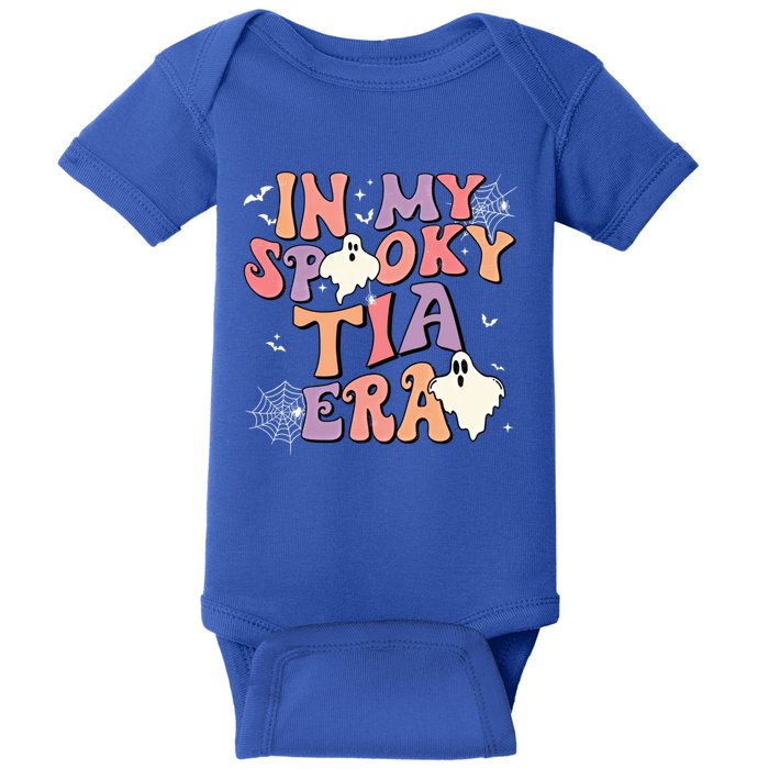 In My Spooky Tia Era Halloween Groovy Witchy Spooky Auntie Meaningful Gift Baby Bodysuit