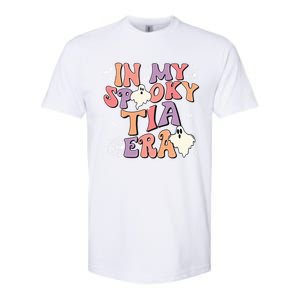 In My Spooky Tia Era Halloween Groovy Witchy Spooky Auntie Meaningful Gift Softstyle® CVC T-Shirt