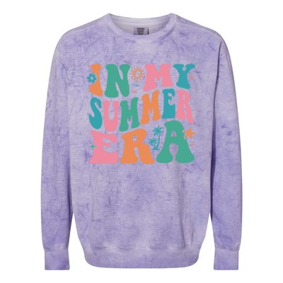 In My Summer Era Funny Summer Gift Colorblast Crewneck Sweatshirt