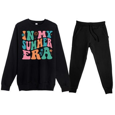 In My Summer Era Funny Summer Gift Premium Crewneck Sweatsuit Set