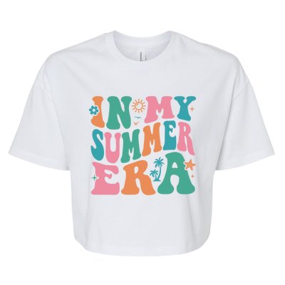 In My Summer Era Funny Summer Gift Bella+Canvas Jersey Crop Tee