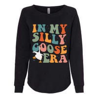 In My Silly Goose Era Funny Retro Silly Goose Womens California Wash Sweatshirt