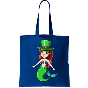 Irish Mermaid St Patrick's Day Mermaid Lucky Mermaid Themed Gift Tote Bag