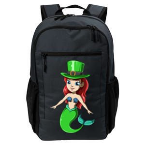 Irish Mermaid St Patrick's Day Mermaid Lucky Mermaid Themed Gift Daily Commute Backpack