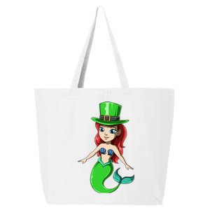 Irish Mermaid St Patrick's Day Mermaid Lucky Mermaid Themed Gift 25L Jumbo Tote