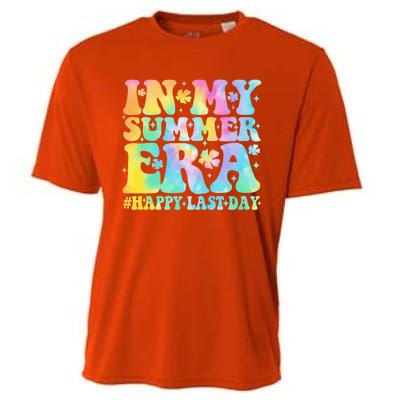 In My Summer Era Happy Last Day Groovy Gift Cooling Performance Crew T-Shirt