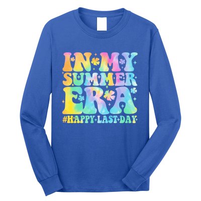 In My Summer Era Happy Last Day Groovy Gift Long Sleeve Shirt