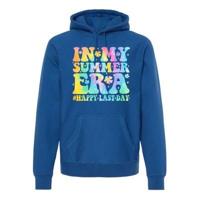 In My Summer Era Happy Last Day Groovy Gift Premium Hoodie