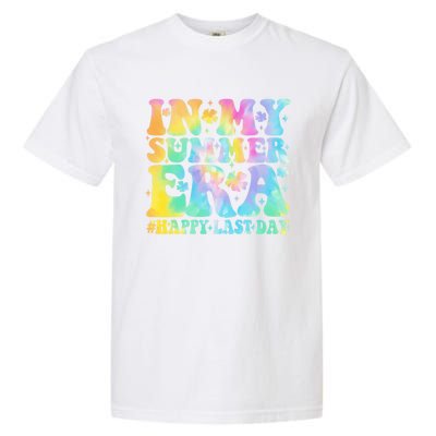 In My Summer Era Happy Last Day Groovy Gift Garment-Dyed Heavyweight T-Shirt