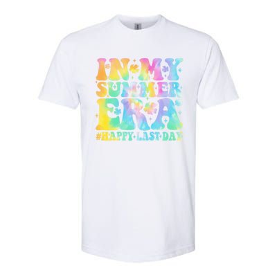 In My Summer Era Happy Last Day Groovy Gift Softstyle CVC T-Shirt