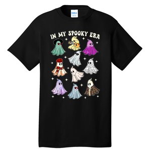 In My Spooky Era Music Lover Cute Ghost Halloween Costume Tall T-Shirt