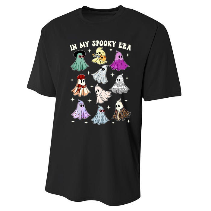 In My Spooky Era Music Lover Cute Ghost Halloween Costume Performance Sprint T-Shirt