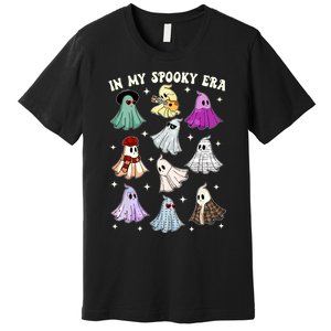 In My Spooky Era Music Lover Cute Ghost Halloween Costume Premium T-Shirt