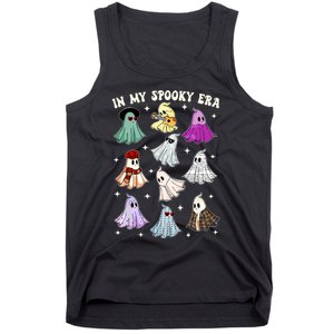 In My Spooky Era Music Lover Cute Ghost Halloween Costume Tank Top