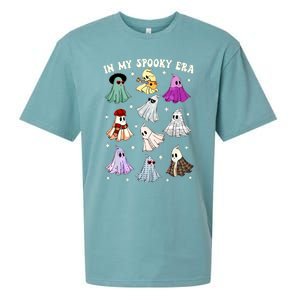 In My Spooky Era Music Lover Cute Ghost Halloween Costume Sueded Cloud Jersey T-Shirt