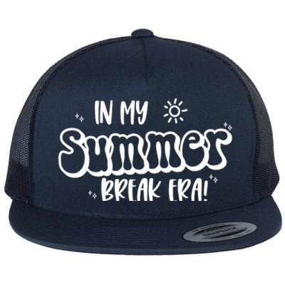 In My Summer Break Era Gift Flat Bill Trucker Hat