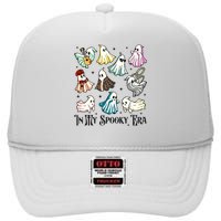 In My Spooky Era Music Lover Cute Ghost Halloween Costume High Crown Mesh Back Trucker Hat