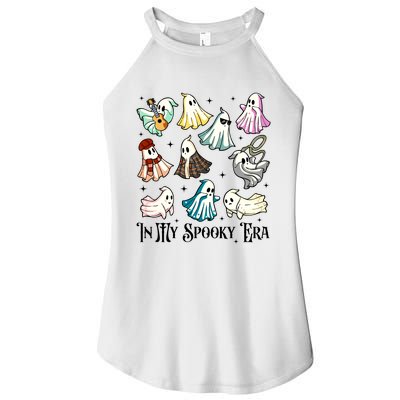 In My Spooky Era Music Lover Cute Ghost Halloween Costume Women’s Perfect Tri Rocker Tank