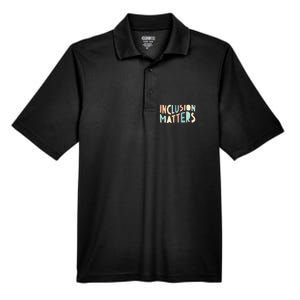 Inclusion Matters Special Education Autism Awareness Teacher Men's Origin Performance Pique Polo