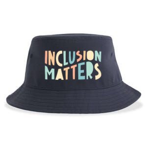 Inclusion Matters Special Education Autism Awareness Teacher Sustainable Bucket Hat