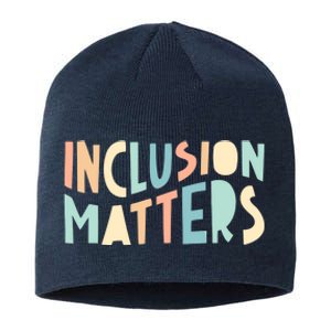 Inclusion Matters Special Education Autism Awareness Teacher Sustainable Beanie