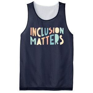 Inclusion Matters Special Education Autism Awareness Teacher Mesh Reversible Basketball Jersey Tank