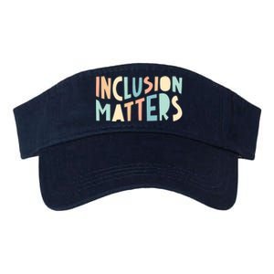 Inclusion Matters Special Education Autism Awareness Teacher Valucap Bio-Washed Visor