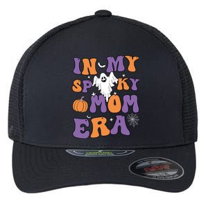 In My Spooky Mom Era Funny Halloween Groovy Meaningful Gift Flexfit Unipanel Trucker Cap