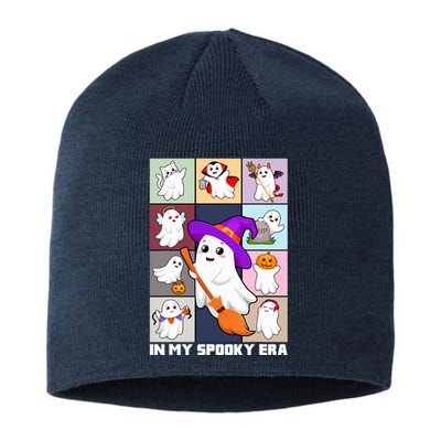 In My Spooky Era Groovy Hippie Halloween Ghost Sustainable Beanie