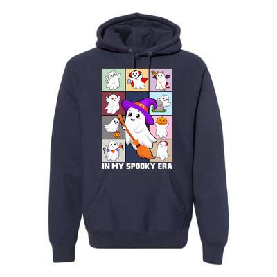 In My Spooky Era Groovy Hippie Halloween Ghost Premium Hoodie