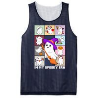 In My Spooky Era Groovy Hippie Halloween Ghost Mesh Reversible Basketball Jersey Tank