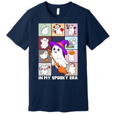 In My Spooky Era Groovy Hippie Halloween Ghost Premium T-Shirt