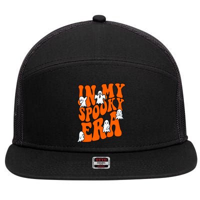 In My Spooky Era Halloween Groovy 7 Panel Mesh Trucker Snapback Hat