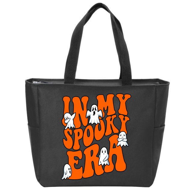 In My Spooky Era Halloween Groovy Zip Tote Bag