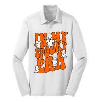 In My Spooky Era Halloween Groovy Silk Touch Performance Long Sleeve Polo