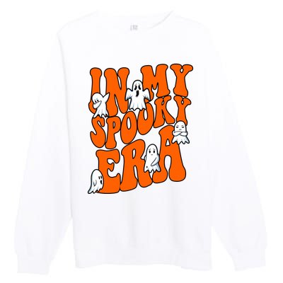 In My Spooky Era Halloween Groovy Premium Crewneck Sweatshirt