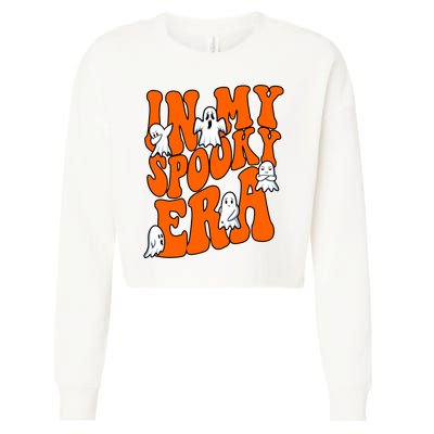 In My Spooky Era Halloween Groovy Cropped Pullover Crew
