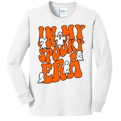 In My Spooky Era Halloween Groovy Kids Long Sleeve Shirt