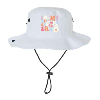 In My Spooky Nurse Era Funny Halloween Nurse Groovy Ghost Gift Legacy Cool Fit Booney Bucket Hat