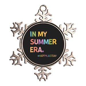 In My Summer Era Summer Break End Of School Year Teacher Metallic Star Ornament