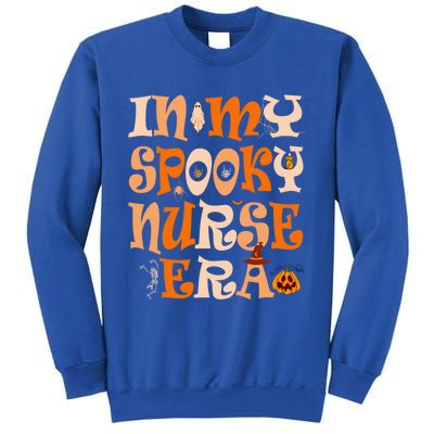 In My Spooky Nurse Era Ghost Halloween Witch Spooky Nurse Cool Gift Sweatshirt