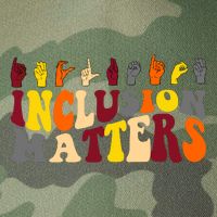 Inclusion Matters Sign Language Legacy Tie Dye Trucker Hat